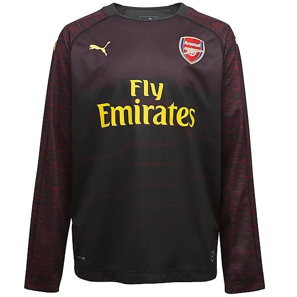 Maillot Football Arsenal Domicile ML Gardien 2018-19 Noir